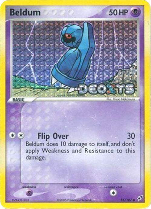 Pokemon | Beldum (55/107) (Stamped) [EX: Deoxys] | The Nerd Merchant