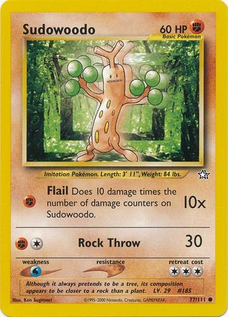 Pokemon | Sudowoodo (77/111) [Neo Genesis Unlimited] | The Nerd Merchant