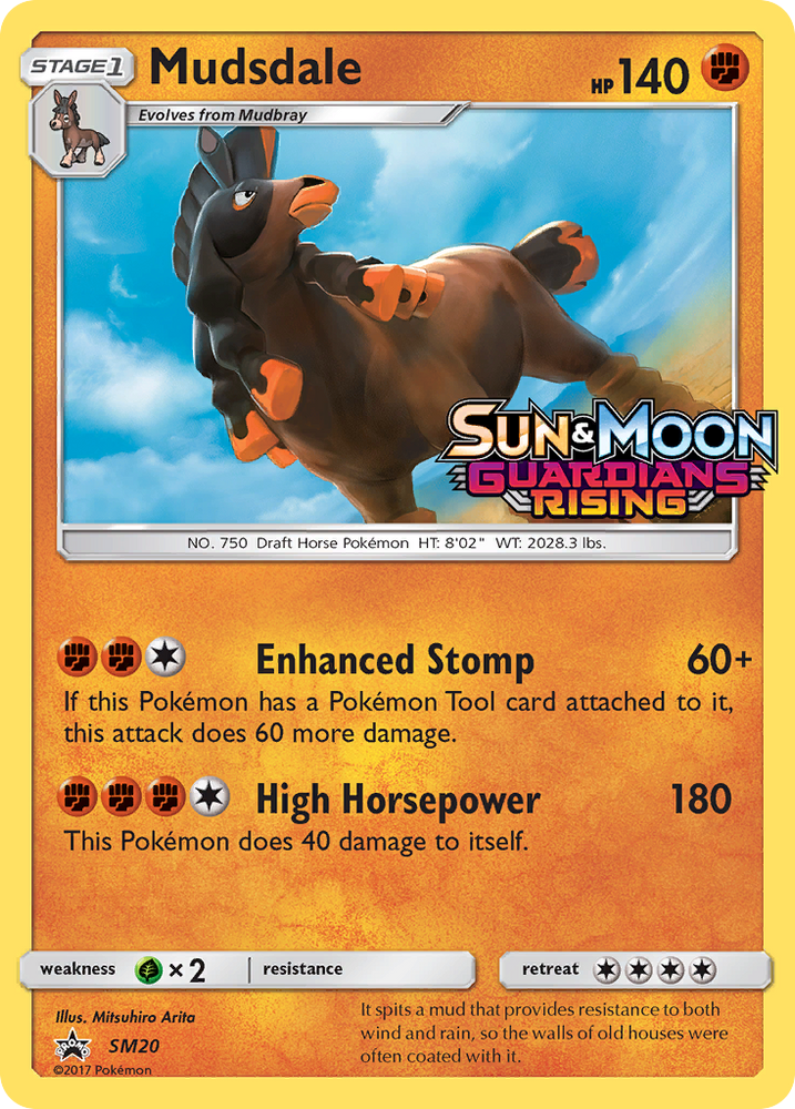 Pokemon | Mudsdale (SM20) [Sun & Moon: Black Star Promos] | The Nerd Merchant