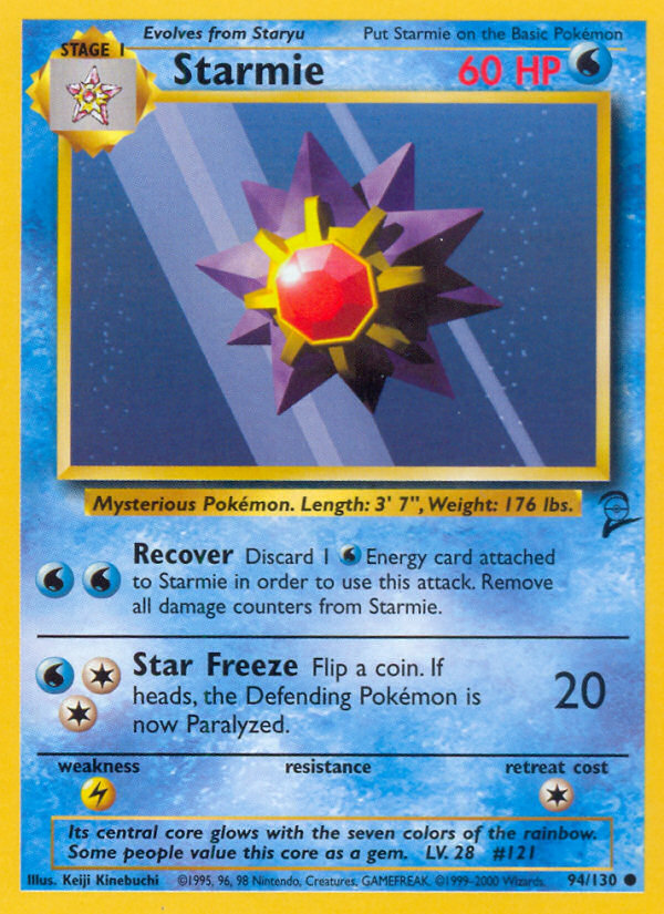 Pokemon | Starmie (94/130) [Base Set 2] | The Nerd Merchant
