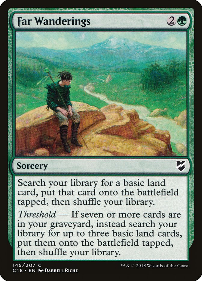 Magic | Far Wanderings [Commander 2018] | The Nerd Merchant