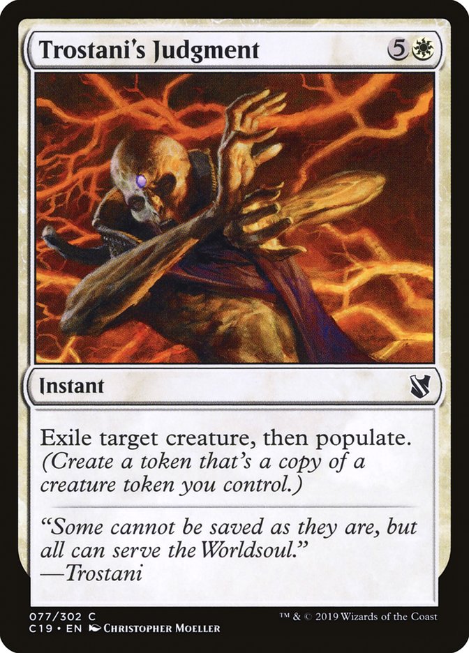 Magic | Trostani's Judgment [Commander 2019] | The Nerd Merchant