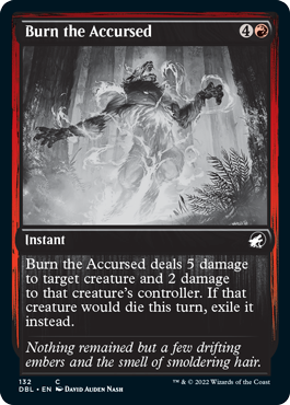 Magic | Burn the Accursed [Innistrad: Double Feature] | The Nerd Merchant