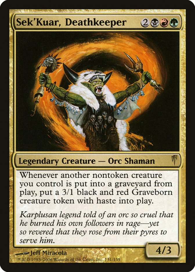 Magic | Sek'Kuar, Deathkeeper [Coldsnap] | The Nerd Merchant