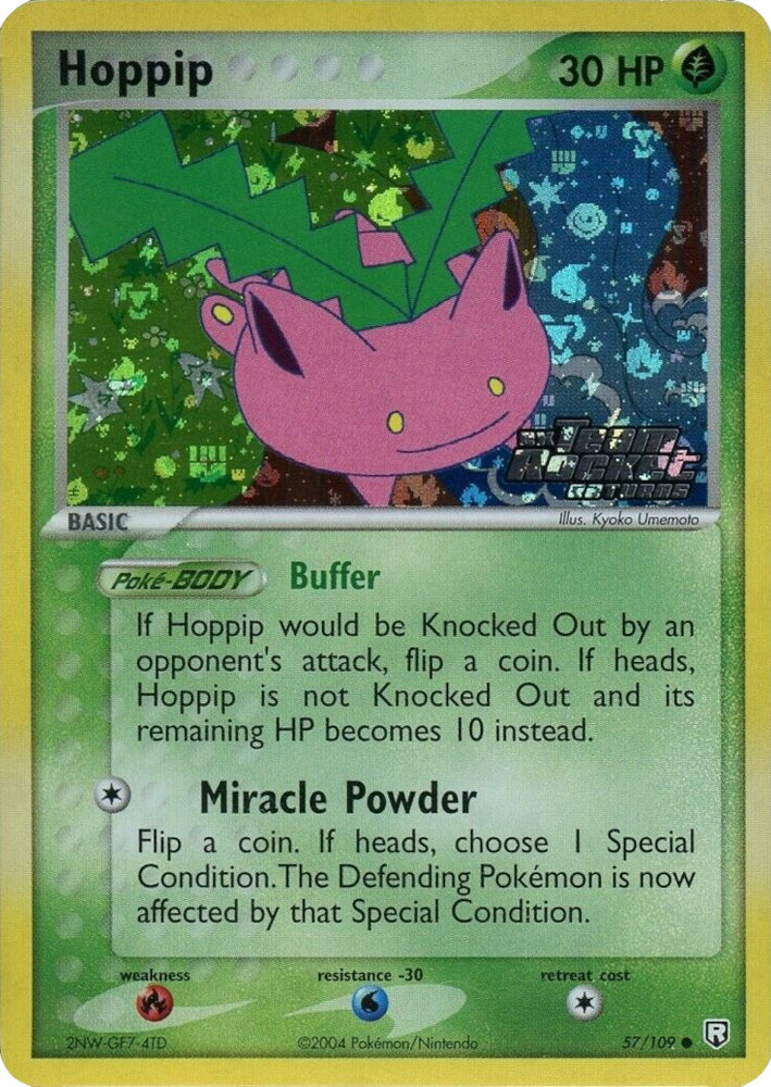 Pokemon | Hoppip (57/109) (Stamped) [EX: Team Rocket Returns] | The Nerd Merchant