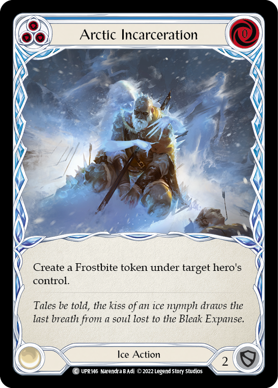 Flesh and Blood TCG | Arctic Incarceration (Blue) [UPR146] (Uprising)  Rainbow Foil | The Nerd Merchant