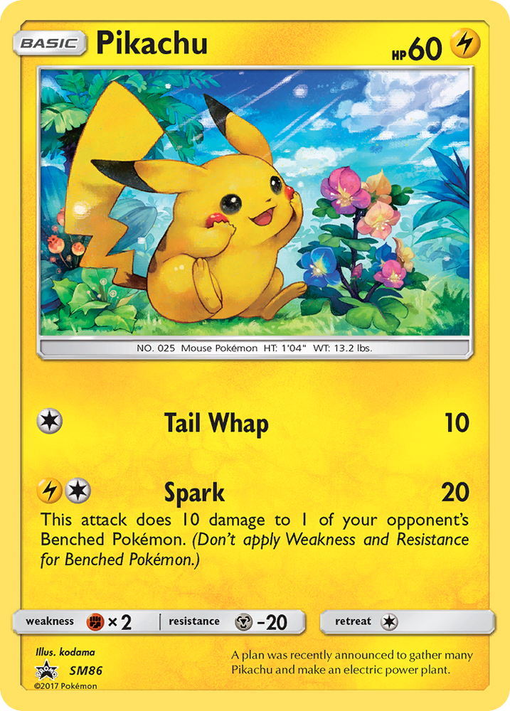 Pokemon | Pikachu (SM86) [Sun & Moon: Black Star Promos] | The Nerd Merchant