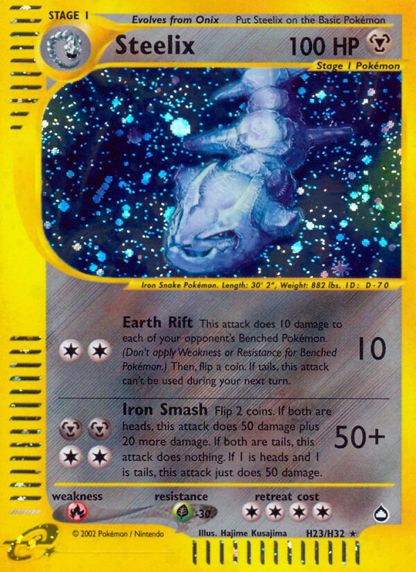Pokemon | Steelix (H23/H32) [Aquapolis] | The Nerd Merchant