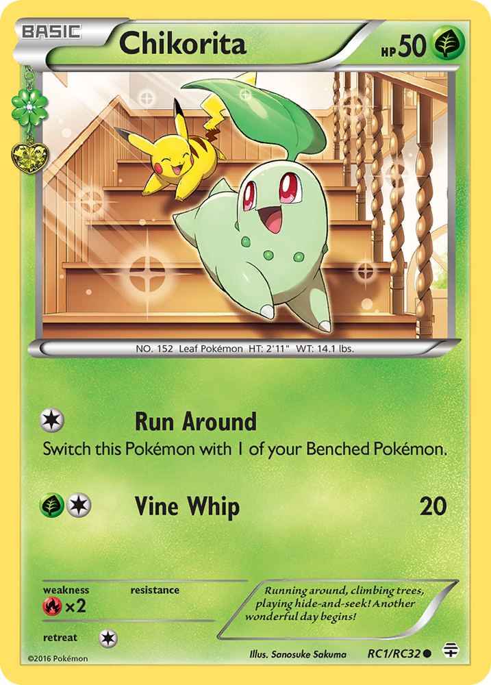 Pokemon | Chikorita (RC1/RC32) [XY: Generations] | The Nerd Merchant
