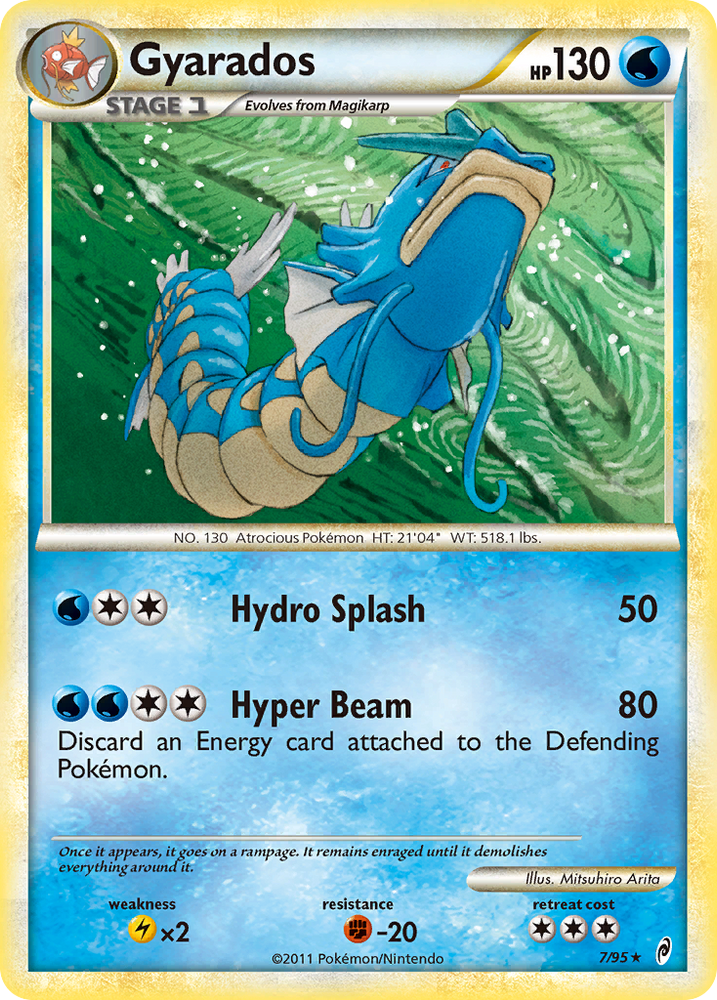 Pokemon | Gyarados (7/95) [HeartGold & SoulSilver: Call of Legends] | The Nerd Merchant