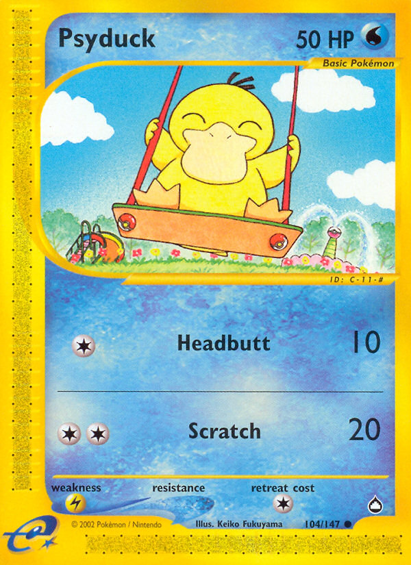 Pokemon | Psyduck (104/147) [Aquapolis] | The Nerd Merchant