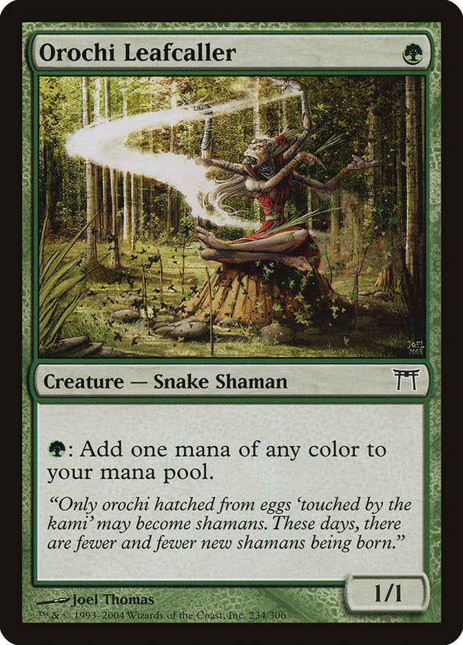 Magic | Orochi Leafcaller [Champions of Kamigawa] | The Nerd Merchant