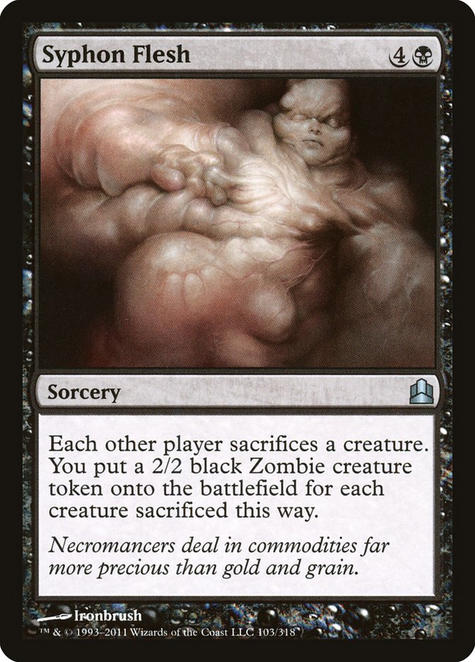 Magic | Syphon Flesh [Commander 2011] | The Nerd Merchant