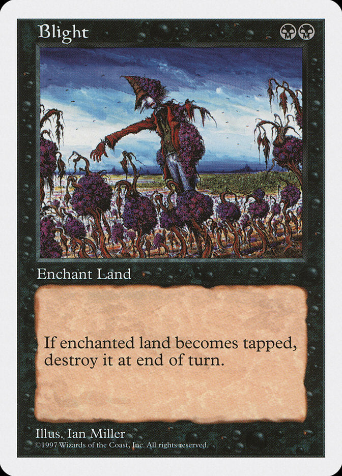 Magic | Blight [Fifth Edition] | The Nerd Merchant