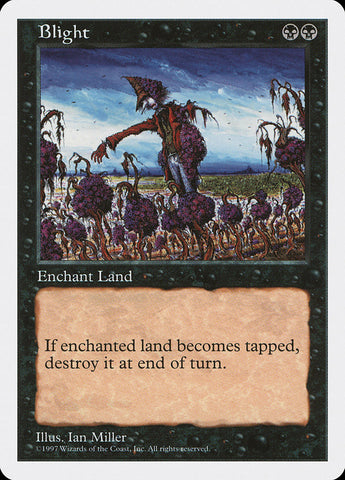 Magic | Blight [Fifth Edition] | The Nerd Merchant