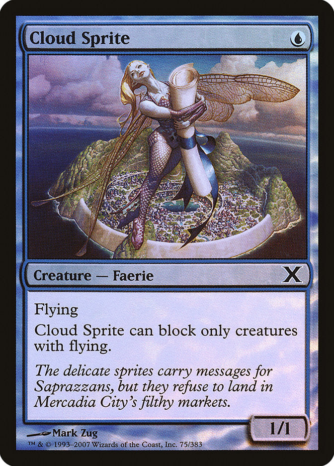 Magic | Cloud Sprite (Premium Foil) [Tenth Edition] | The Nerd Merchant
