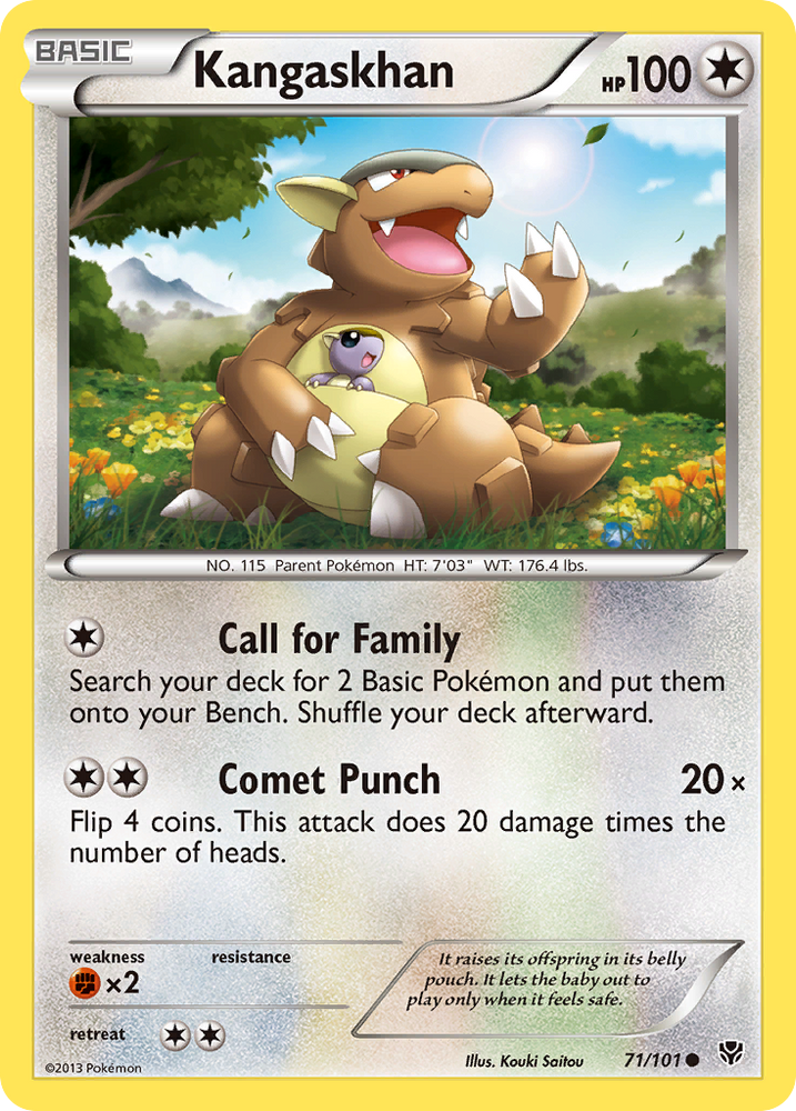 Pokemon | Kangaskhan (71/101) [Black & White: Plasma Blast] | The Nerd Merchant
