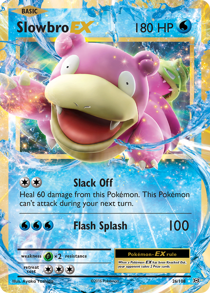 Pokemon | Slowbro EX (26/108) [XY: Evolutions] | The Nerd Merchant