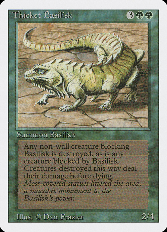 Magic | Thicket Basilisk [Revised Edition] | The Nerd Merchant