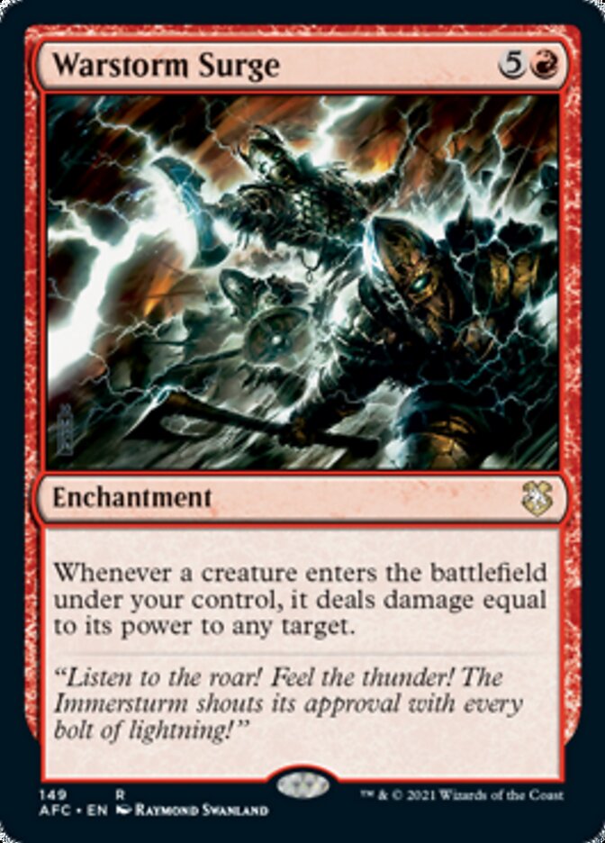 Magic | Warstorm Surge [Dungeons & Dragons: Adventures in the Forgotten Realms Commander] | The Nerd Merchant