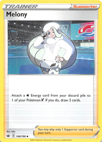 Pokemon | Melony (146/198) [Sword & Shield: Chilling Reign] | The Nerd Merchant