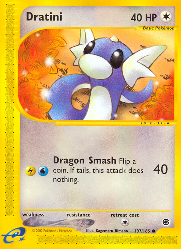 Pokemon | Dratini (107/165) [Expedition: Base Set] | The Nerd Merchant