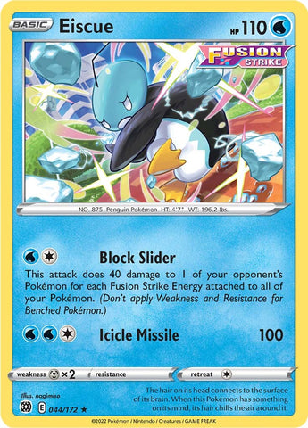 Pokemon | Eiscue (044/172) [Sword & Shield: Brilliant Stars] | The Nerd Merchant