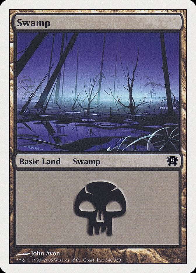 Magic | Swamp (340) [Ninth Edition] | The Nerd Merchant