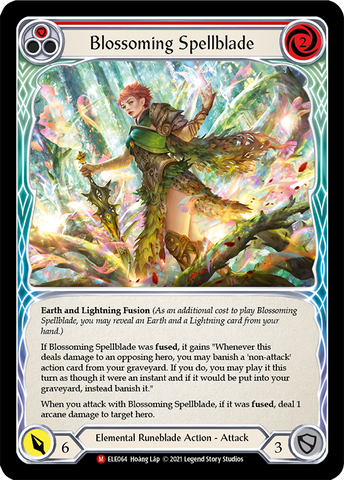 Flesh and Blood TCG | Blossoming Spellblade [ELE064] (Tales of Aria)  1st Edition Normal | The Nerd Merchant