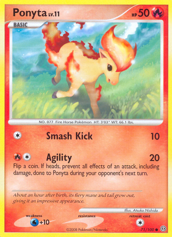 Pokemon | Ponyta (71/100) [Diamond & Pearl: Stormfront] | The Nerd Merchant