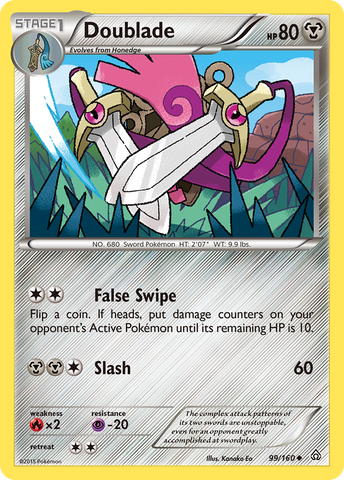 Pokemon | Doublade (99/160) [XY: Primal Clash] | The Nerd Merchant