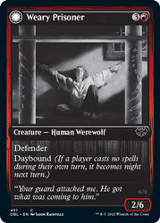 Magic | Weary Prisoner // Wrathful Jailbreaker [Innistrad: Double Feature] | The Nerd Merchant