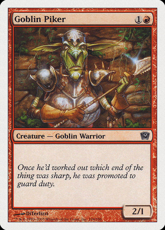 Magic | Goblin Piker [Ninth Edition] | The Nerd Merchant