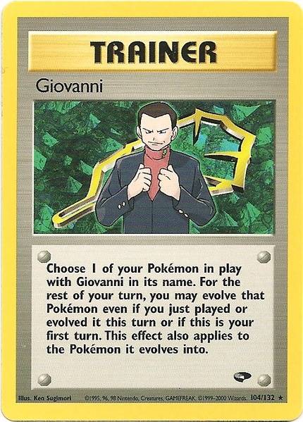 Pokemon | Giovanni (104/132) [Gym Challenge Unlimited] | The Nerd Merchant