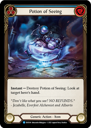 Flesh and Blood TCG | Potion of Seeing [EVR184] (Everfest)  1st Edition Cold Foil | The Nerd Merchant