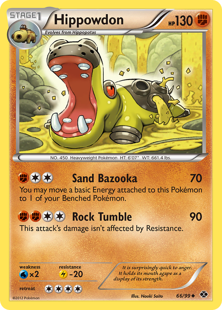 Pokemon | Hippowdon (66/99) [Black & White: Next Destinies] | The Nerd Merchant