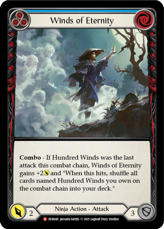 Flesh and Blood TCG | Winds of Eternity [EVR040] (Everfest)  1st Edition Rainbow Foil | The Nerd Merchant