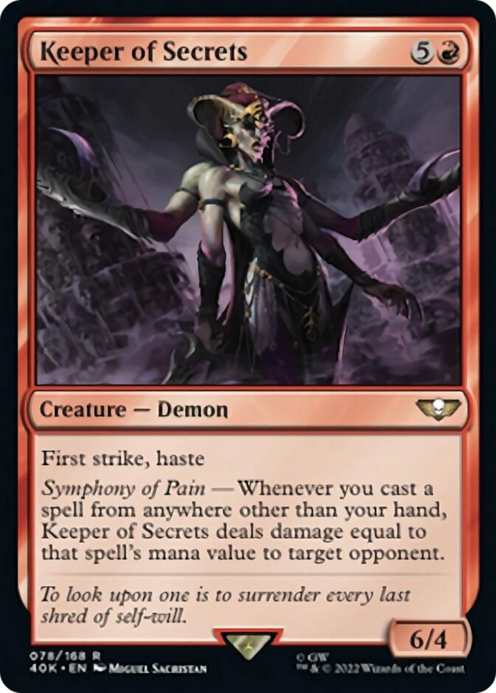 Magic | Keeper of Secrets (Surge Foil) [Warhammer 40,000] | The Nerd Merchant