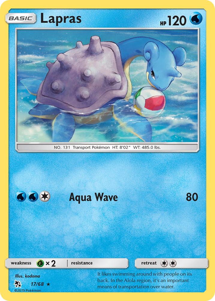 Pokemon | Lapras (17/68) [Sun & Moon: Hidden Fates] | The Nerd Merchant