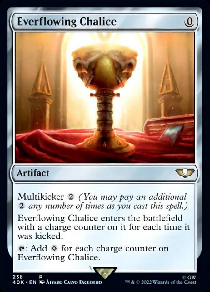 Magic | Everflowing Chalice (Surge Foil) [Warhammer 40,000] | The Nerd Merchant
