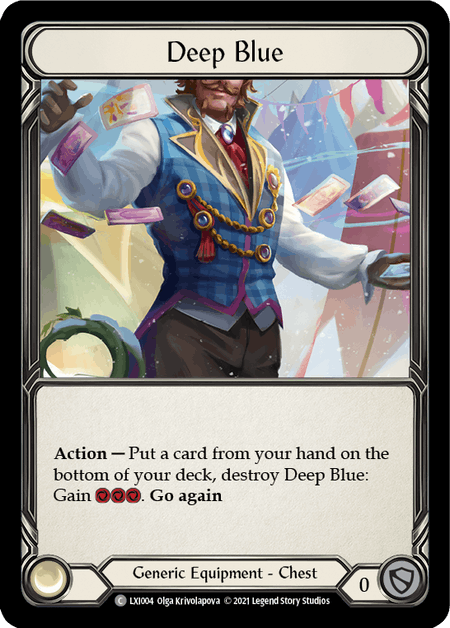 Flesh and Blood TCG | Deep Blue [LXI004] (Tales of Aria Lexi Blitz Deck)  1st Edition Normal | The Nerd Merchant