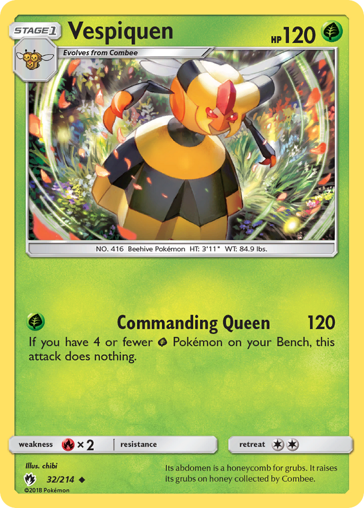 Pokemon | Vespiquen (32/214) [Sun & Moon: Lost Thunder] | The Nerd Merchant