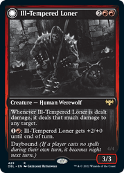 Magic | Ill-Tempered Loner // Howlpack Avenger [Innistrad: Double Feature] | The Nerd Merchant