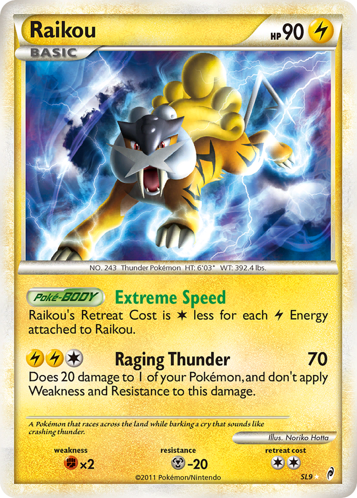 Pokemon | Raikou (SL9) [HeartGold & SoulSilver: Call of Legends] | The Nerd Merchant