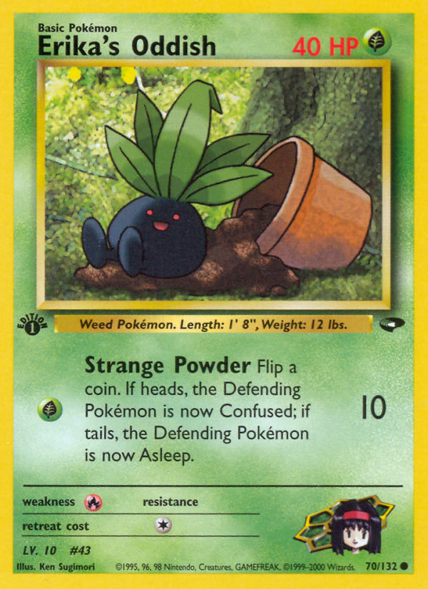 Pokemon | Erika's Oddish (70/132) [Gym Challenge 1st Edition] | The Nerd Merchant