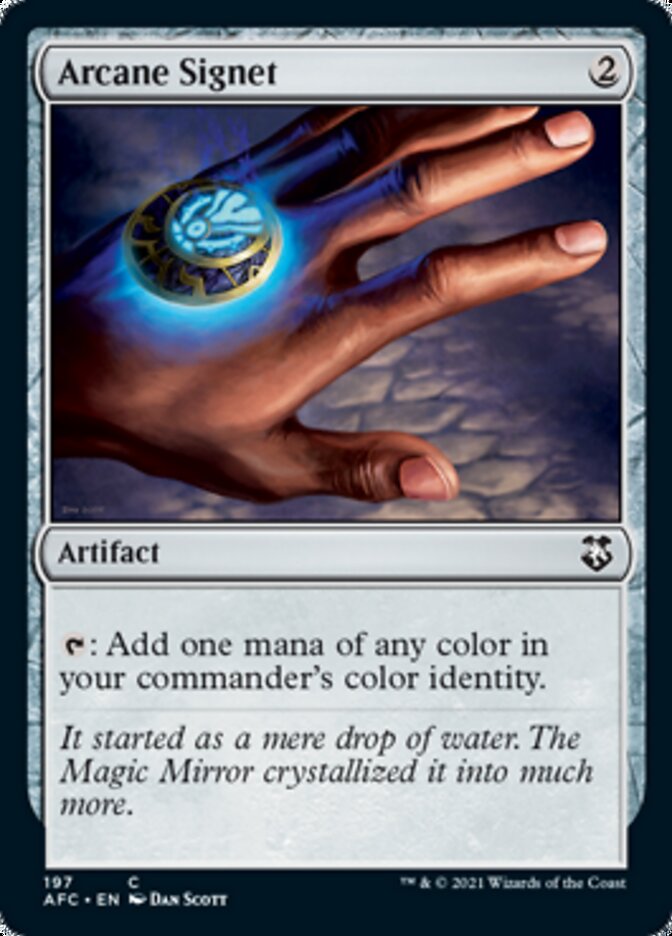 Magic | Arcane Signet [Dungeons & Dragons: Adventures in the Forgotten Realms Commander] | The Nerd Merchant