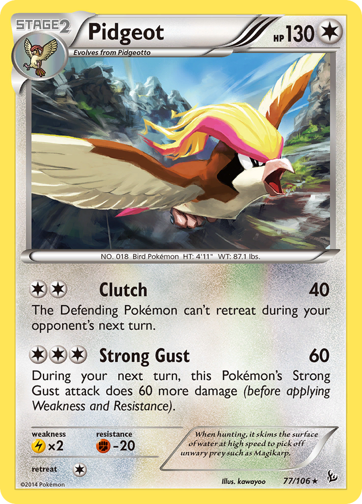 Pokemon | Pidgeot (77/106) [XY: Flashfire] | The Nerd Merchant
