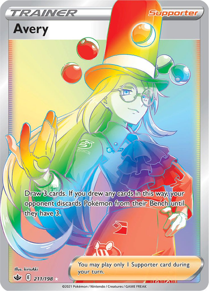 Pokemon | Avery (211/198) [Sword & Shield: Chilling Reign] | The Nerd Merchant