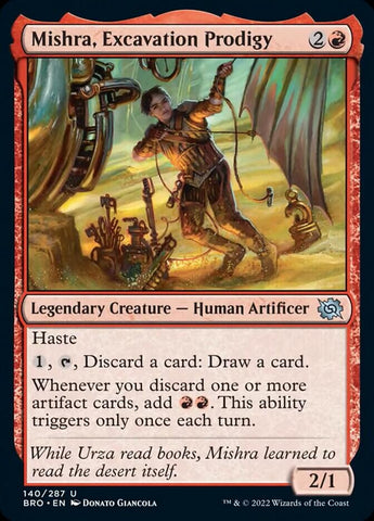 Magic | Mishra, Excavation Prodigy [The Brothers' War] | The Nerd Merchant