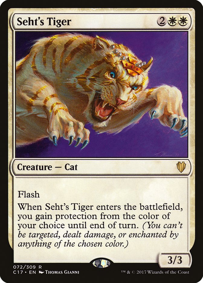 Magic | Seht's Tiger [Commander 2017] | The Nerd Merchant